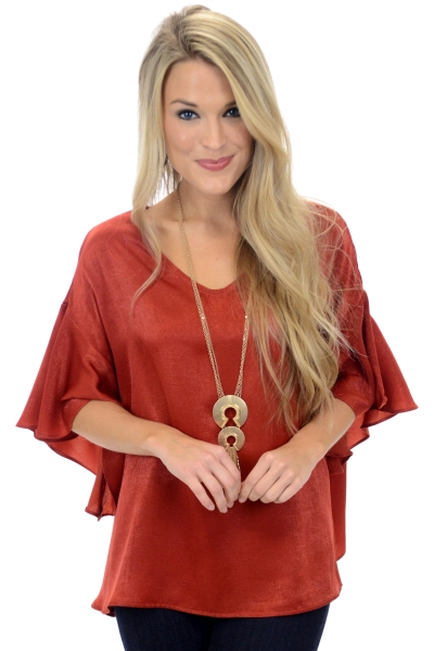 Spicy Sleeves Top
