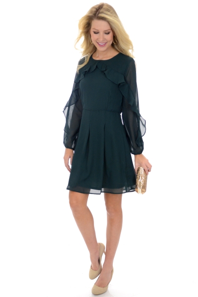 Belmont Dress, Green
