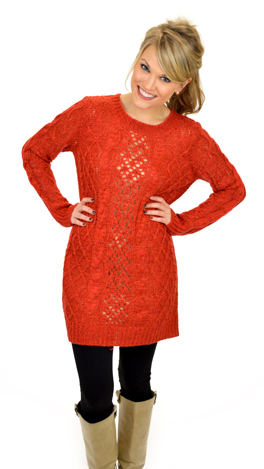 Duty Calls Sweater, Orange
