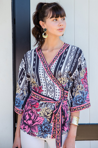 Monique Wrap Top
