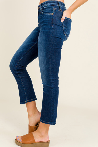 High Rise Straight Leg Jeans
