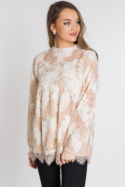 Almond Lace Tunic