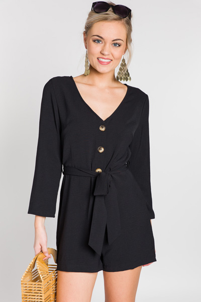 Buttoned Up Romper