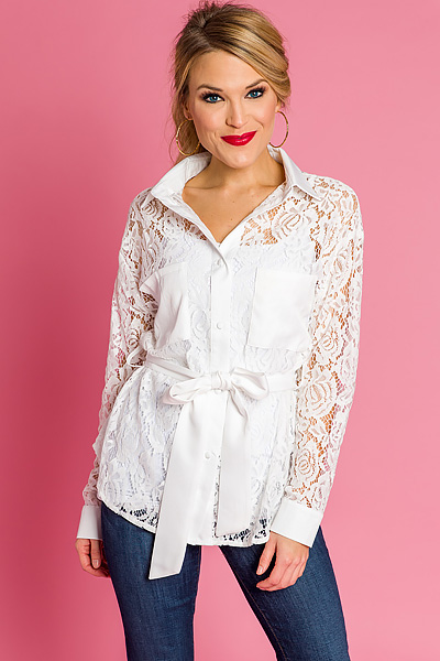 Lacy Lover Button Up