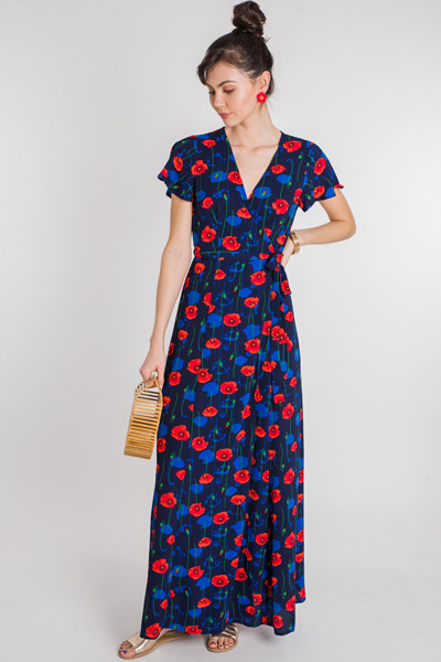 Poppy Wrap Maxi