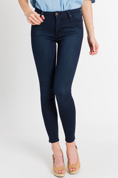 High Rise Dark Skinny