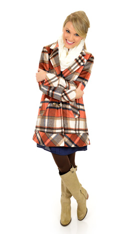 Plaid Addict Coat