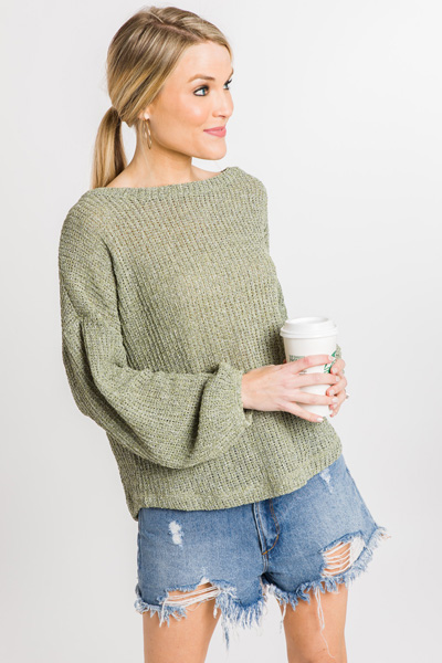 Allie Sweater, Olive