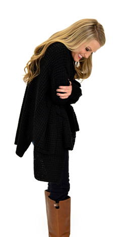 Tiffany Cardigan, Black
