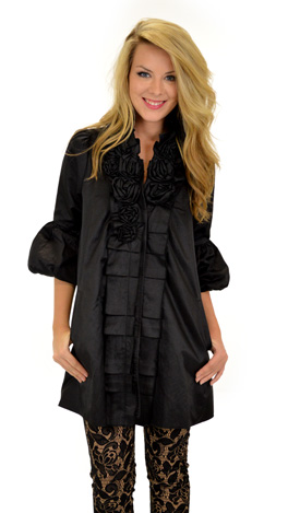 Pleated Trim Jacket