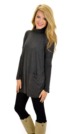 Turtle Power Tunic, Gray