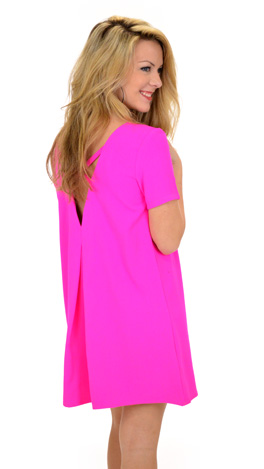 Hide and Chic Dress, Pink