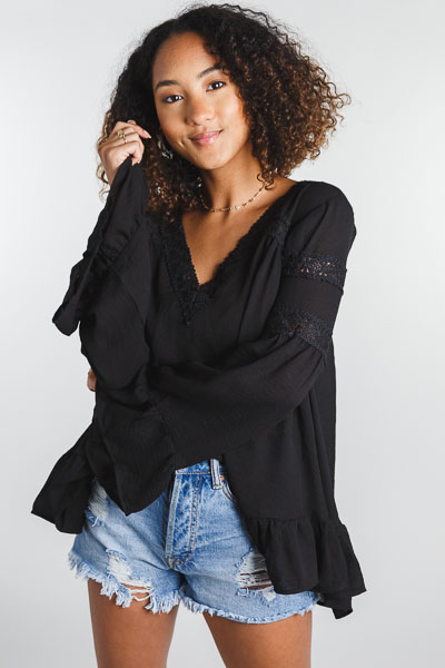 Emmaline Tunic, Black