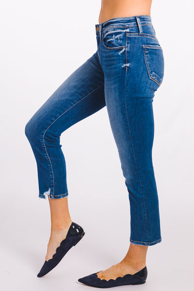 Mattie Mid Rise Straight Jean