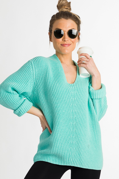 Spring Breaker Sweater, Mint