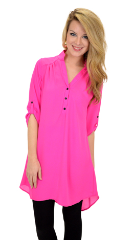 Go with it Tunic, Pink
