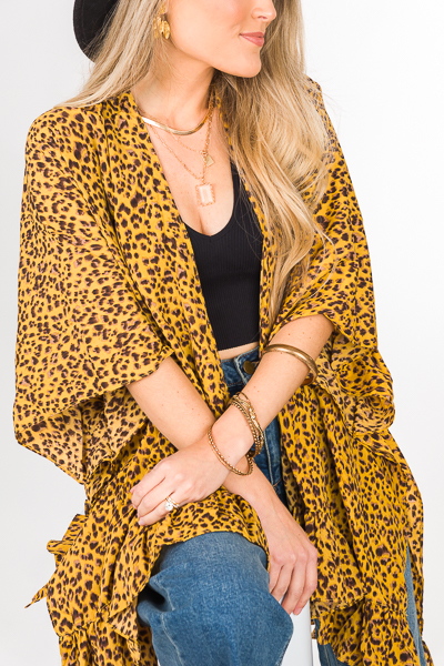 Golden Leopard Topper