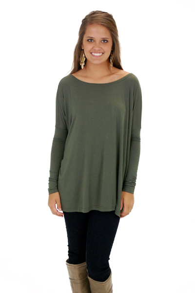 Outside The Box Top, Olive