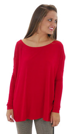 Outside The Box Top, Red