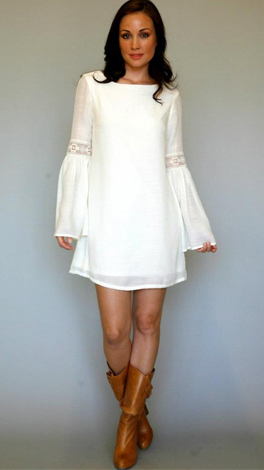 The Sonya Dress, Ivory