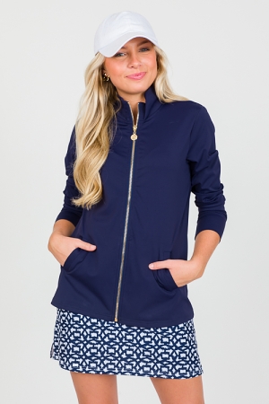 Liquid Heaven Zip Jacket, Navy