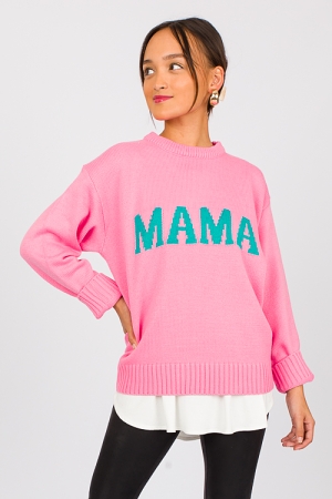 Mama Sweater, Pink 