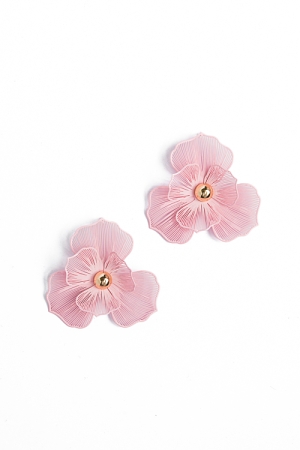 Matte Filigree Flower, Pink