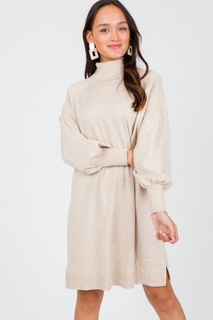 Arianne Sweater Dress, Oatmeal