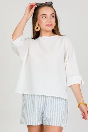 Meg Blouse, Off White