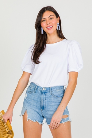 Blakely Top, White