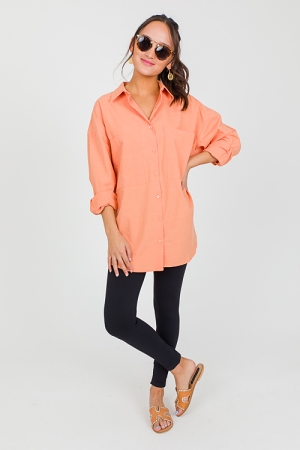 Mikayla Button Down, Ginger