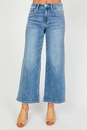 Olivia Wide Leg Jeans, Medium