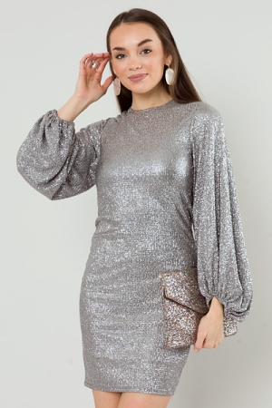 Mallony Silver Dress