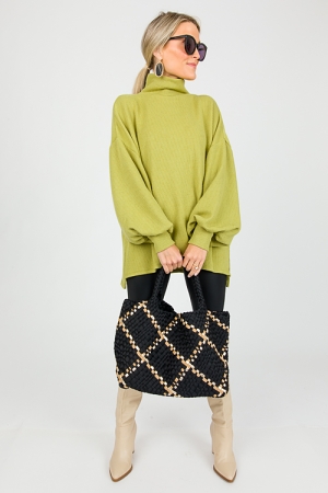 Mandy Rib Sweater, Green
