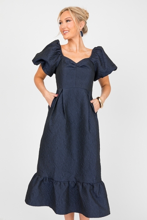 Navy Texture Midi