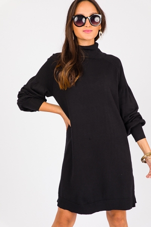 Arianne Sweater Dress, Black