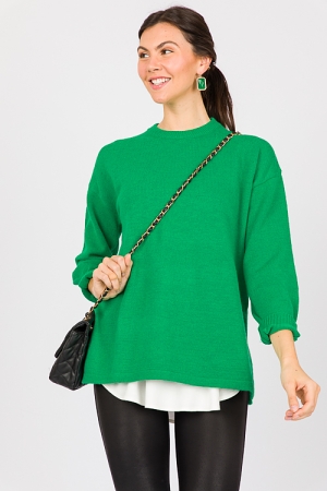 Rylee Sweater, Kelly Green (MONDAY NEW ARRIVAL)