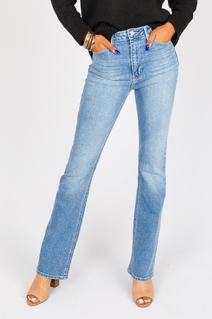Hannah Skinny Bootcut Jeans, Light
