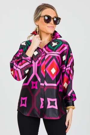 Shape Shift Shirt, Black Multi