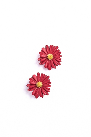 Daisy Studs, Red