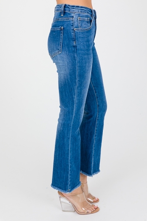 Ally Frayed Flare Jeans