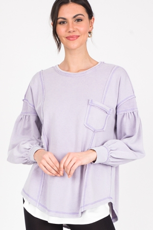 Cool Girl Pullover, Lilac
