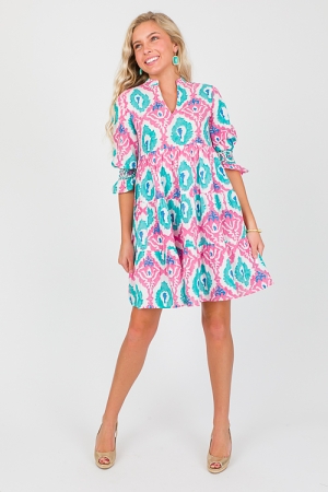 Nora Dress, Ikat