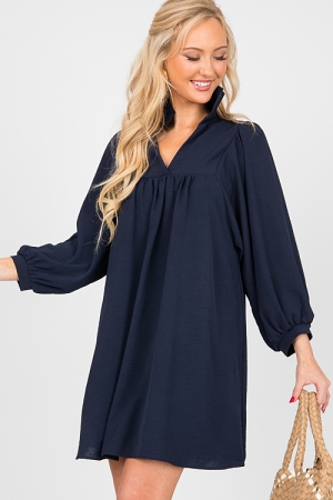 Savannah Dress, Navy
