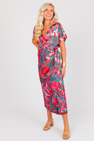 Patrice Wrap Maxi, Green