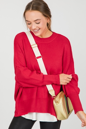 Melinda Sweater, Red