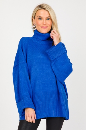 Folly Sweater, Cobalt