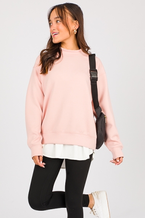 Cloud Nine Sweatshirt, Pink